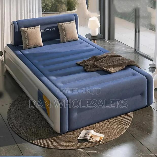 Big Size 203*152*46 Cm 5*6 Inflatable Air Bed With Head Rest - thumbnail 5