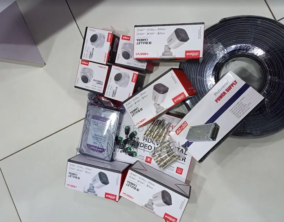 Inexpensive Eight Channels Dahua CCTV Package With 8 Channels DVR Set