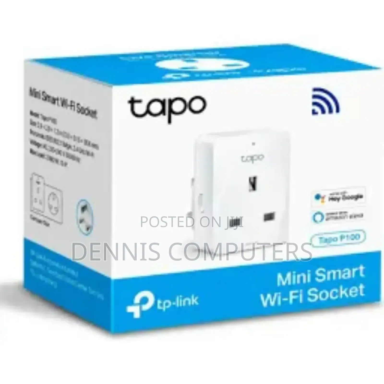 Tp-Link Mini Smart Wi-Fi Socket -Tl-Tapo P100 (1pack)