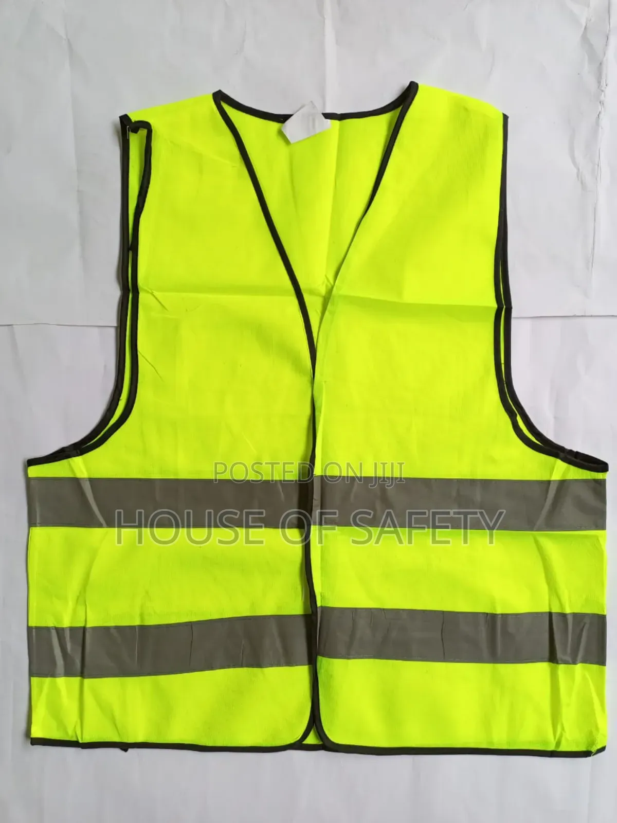 Blue Generic Reflector And Luminous Green Generic Vest