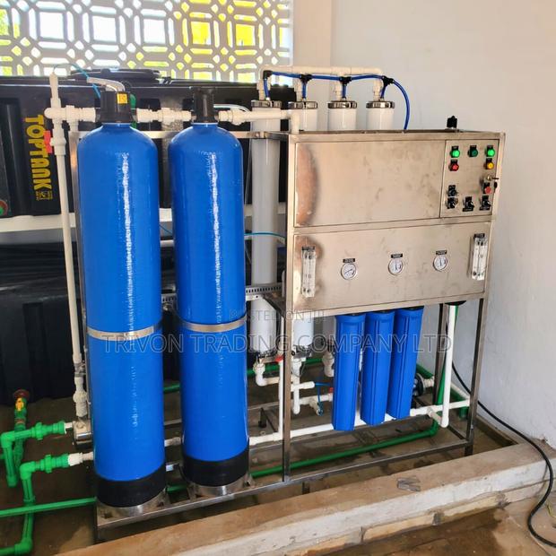 Industrial 1000lph Ro Plant With Fiber Membranes