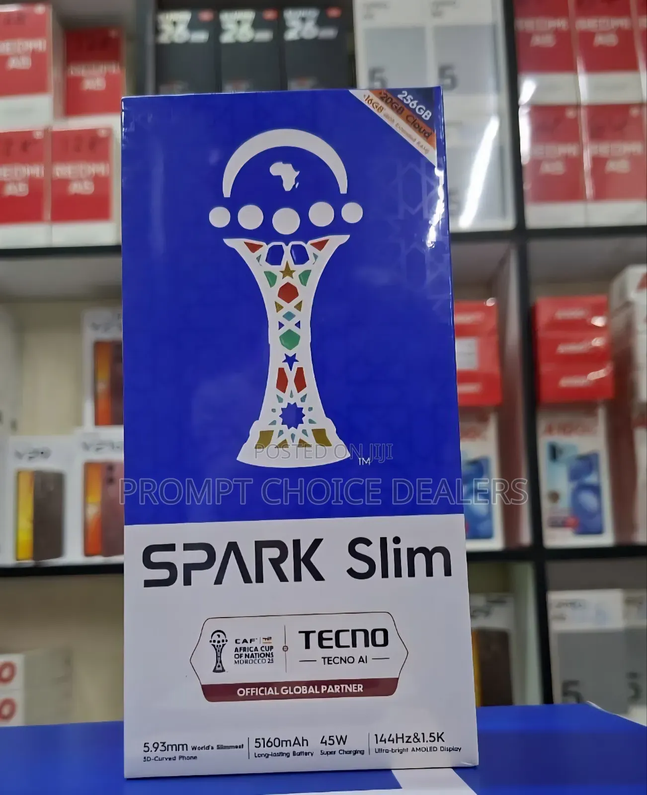 New Tecno Spark Slim 256 GB Black