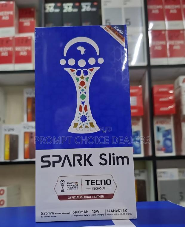 New Tecno Spark Slim 256 GB Black - thumbnail 2