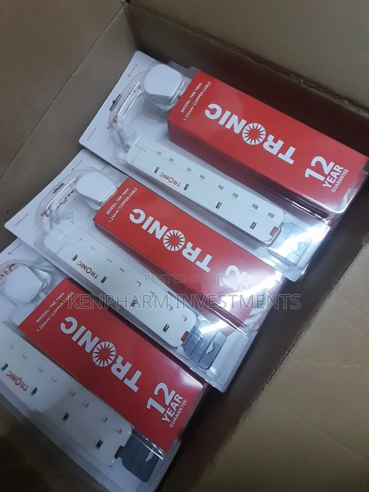 Tronic Home Power Extension Cable 4 Ports