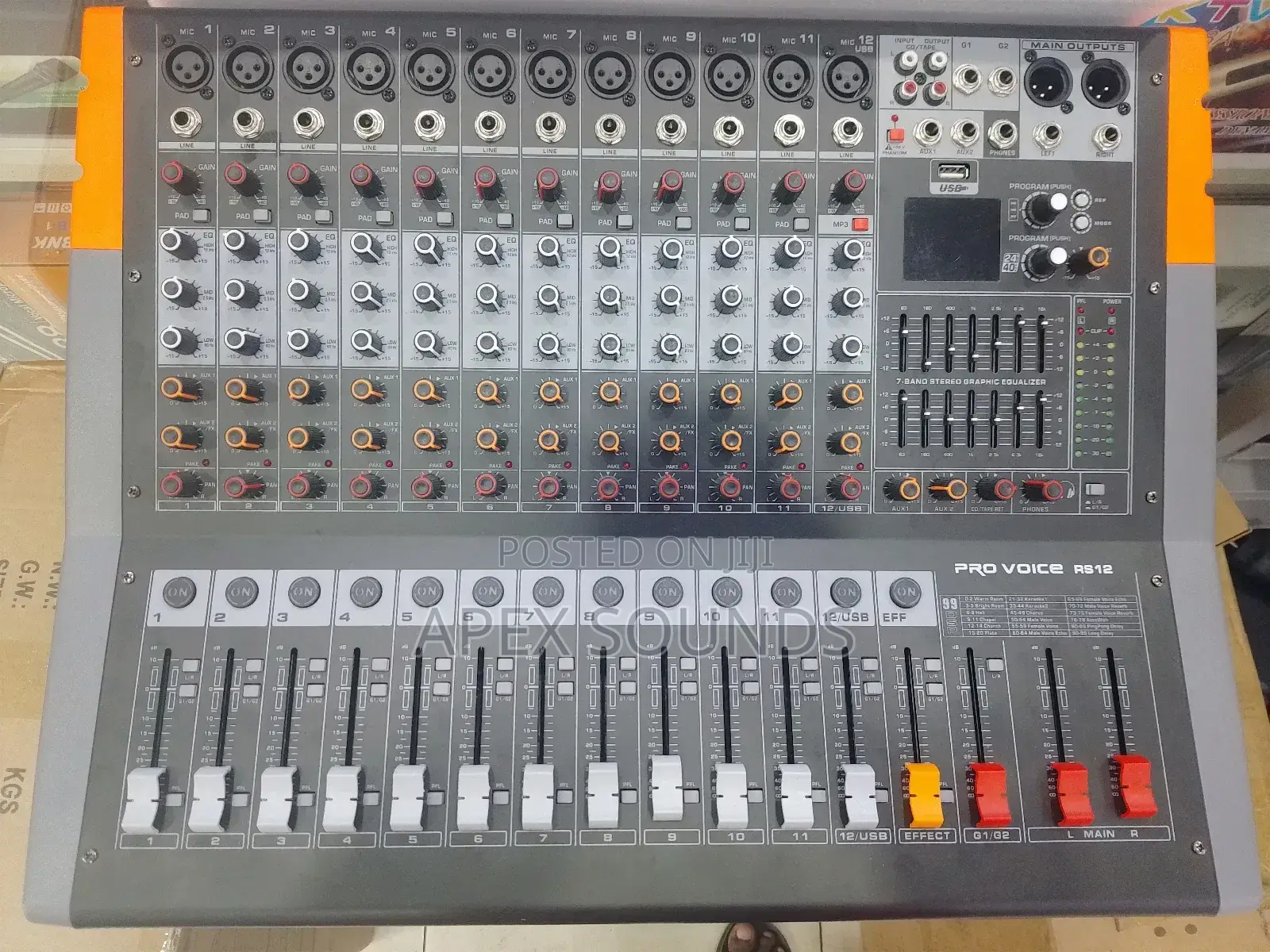 12channels Powered Mixer Rs12
