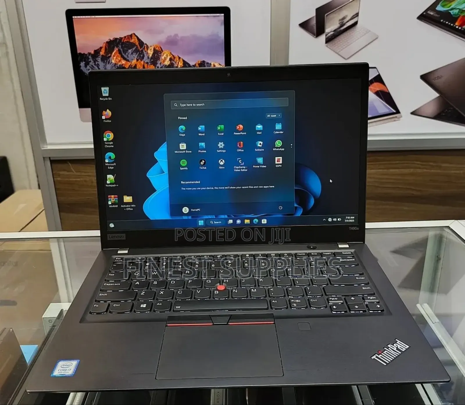 Laptop Lenovo Thinkpad T490s 8GB Intel Core I5 SSD 256GB