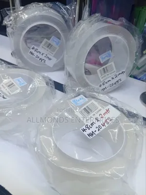 Clear Double Sided Tape 2 Inches (4.8cm by 2meters)