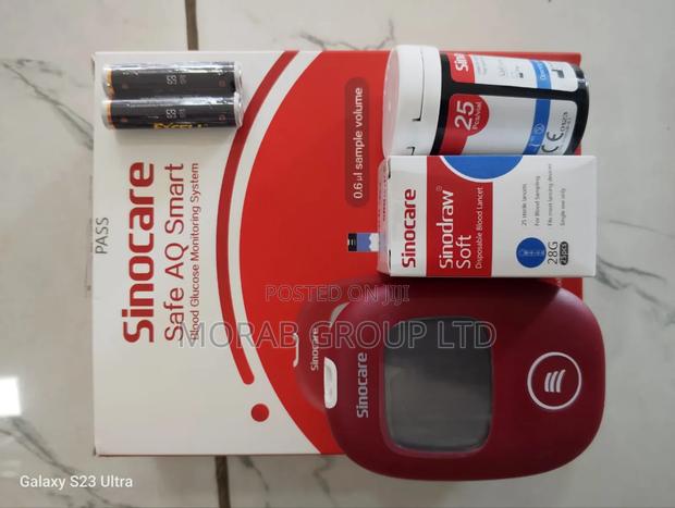 Blood Glucometer ( Sinocare Black November) - thumbnail 2