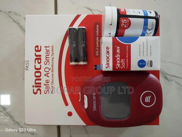 Blood Glucometer ( Sinocare Black November) - thumbnail 3