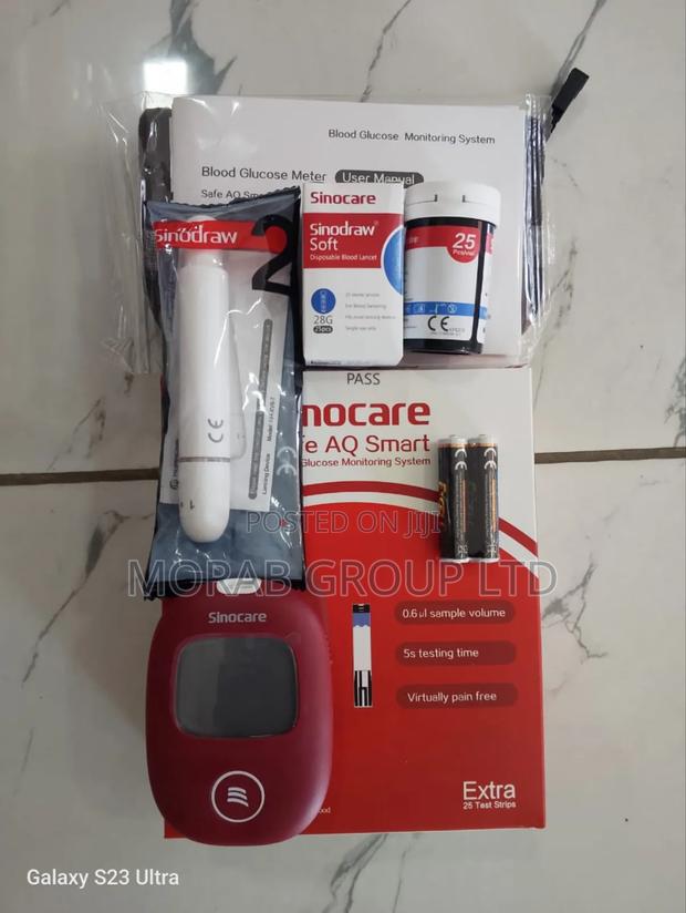 Blood Glucometer ( Sinocare Black November) - thumbnail 4