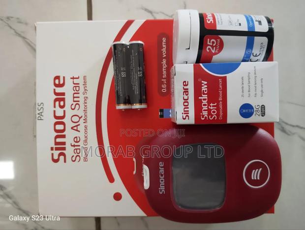 Blood Glucometer ( Sinocare Black November) - thumbnail 5