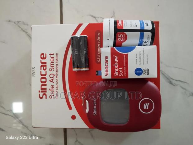 Blood Glucometer ( Sinocare Black November) - thumbnail 6