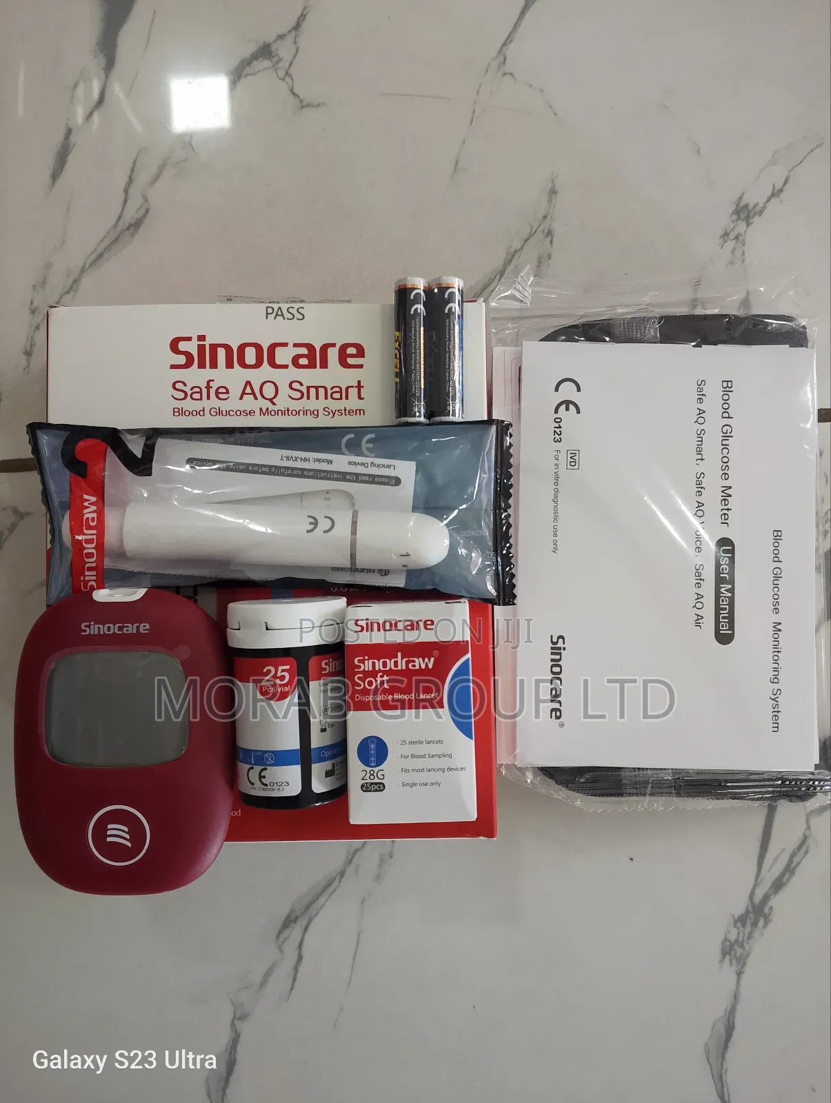 Blood Glucometer ( Sinocare Black November)