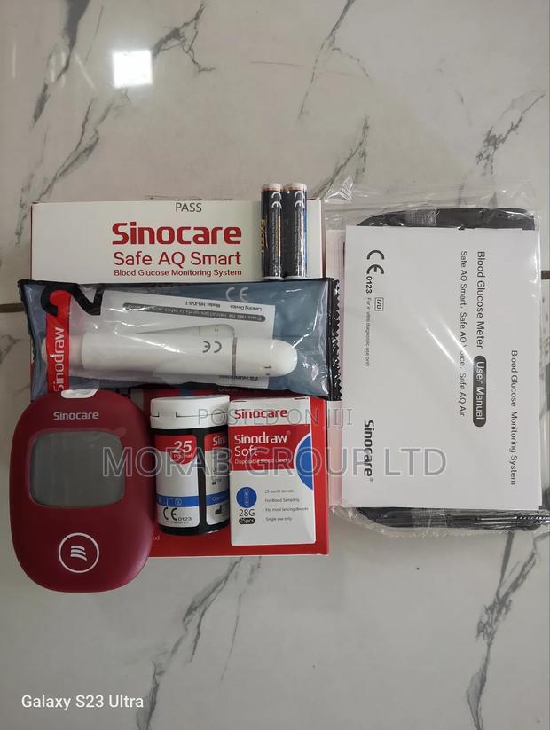 Blood Glucometer ( Sinocare Black November) - thumbnail 7