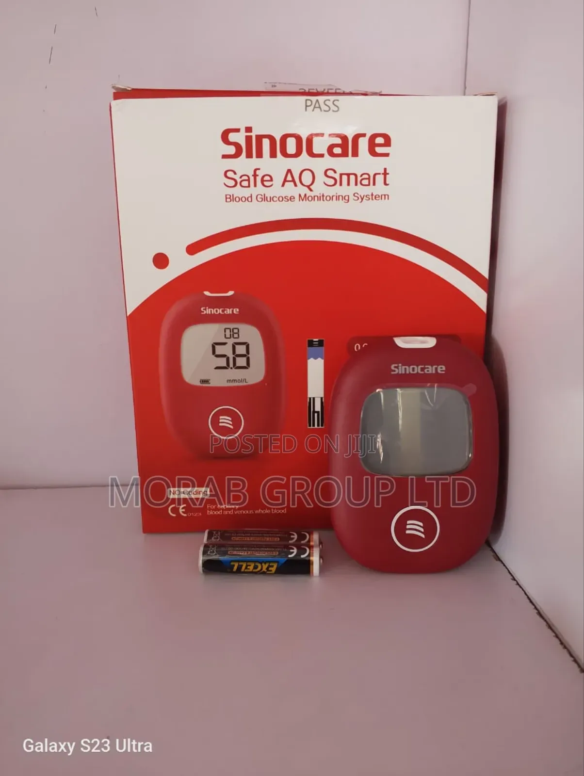 Blood Glucometer ( Sinocare Black November)