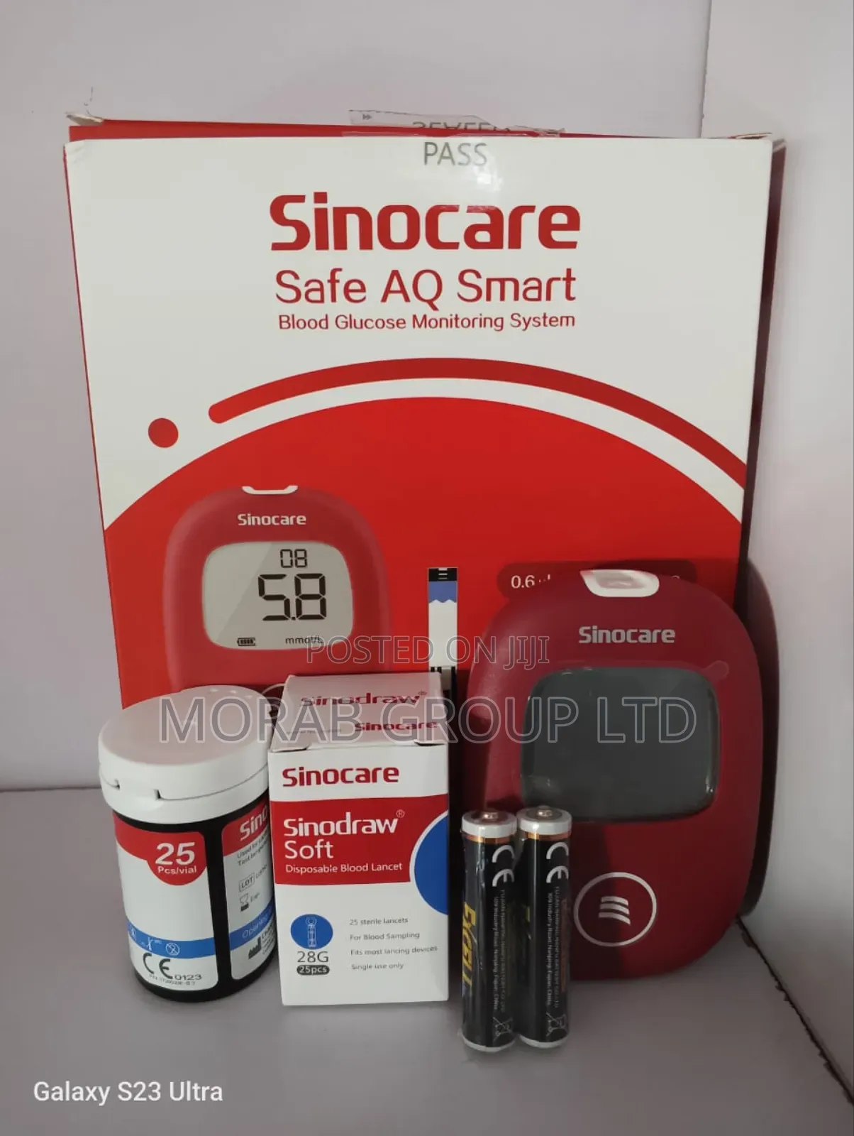 Blood Glucometer ( Sinocare Black November)
