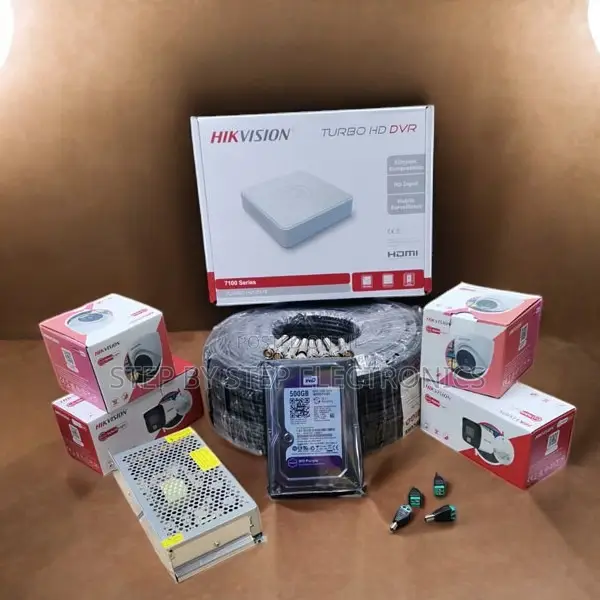4 Cameras Full Hd DVR System With Smart Hybrid Colored Night Vision