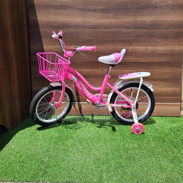 16``Pink Kids Bicycle. Size 16. - thumbnail 2