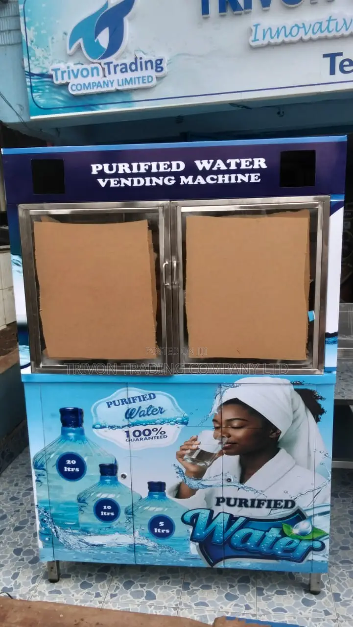 Pure Water Vending Machine – Cabinet Style (Self-Service Dispenser)