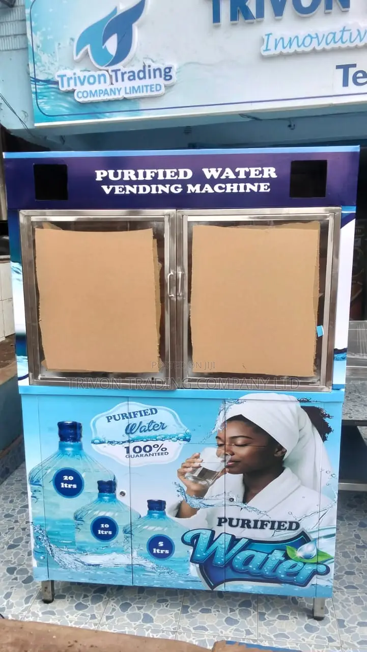 Pure Water Vending Machine – Cabinet Style (Self-Service Dispenser)