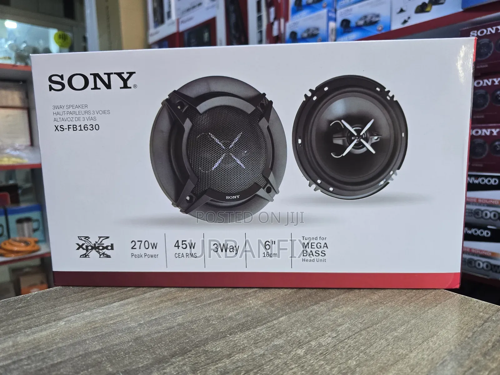 Sony 6.5 Inches 270 Watts Round Midrange Speakers- A Pair