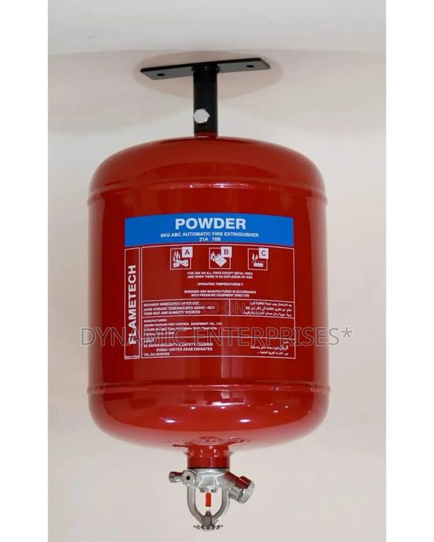 Flametech 6kg Automatic Dry Chemical Powder Fire Extinguisher - main view