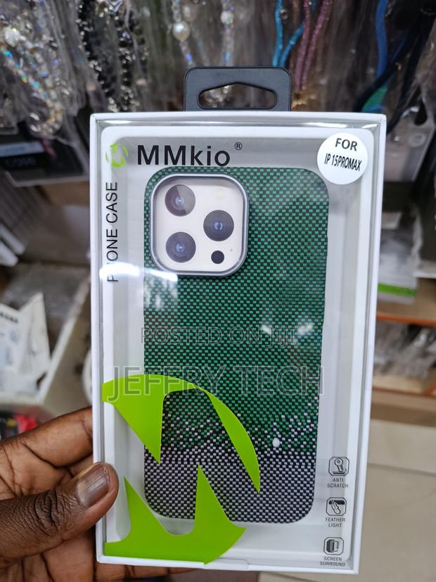 Seuler Ultra Thin Case for iPhone 15 Pro Max Carbon Fiber Texture - main view