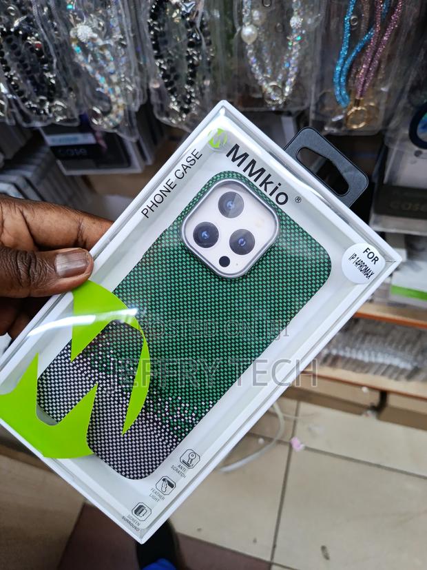 Lmeil Carbon Fiber Matte Case for iPhone 14 Pro Max Slim Hard Pc - thumbnail 2