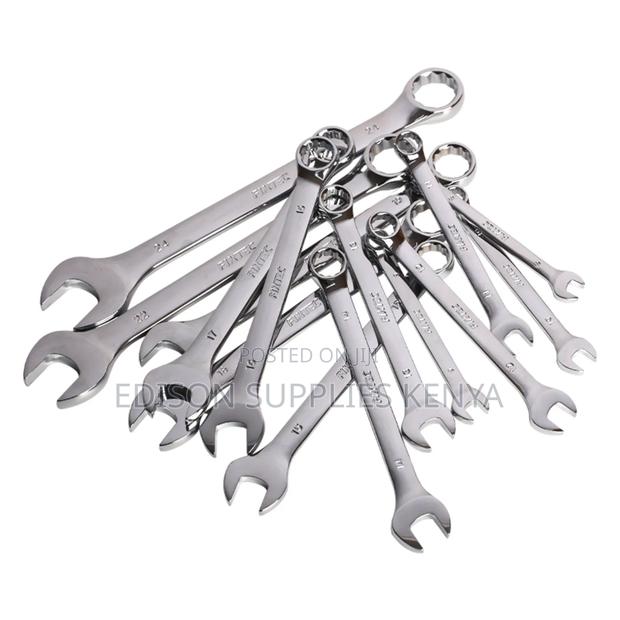 Combination Spanner Set 14pcs Fixtec Combination Spanners Wrench Set - thumbnail 6