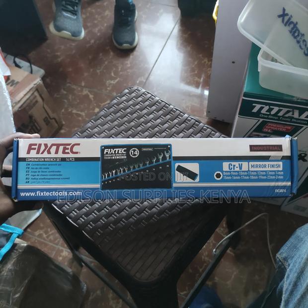 Combination Spanner Set 14pcs Fixtec Combination Spanners Wrench Set - thumbnail 9