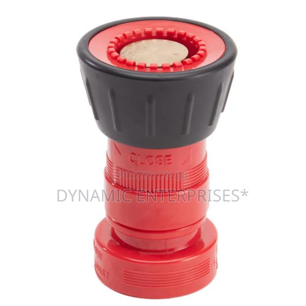 Red Thermoplastic Fire Hose Nozzle - main view