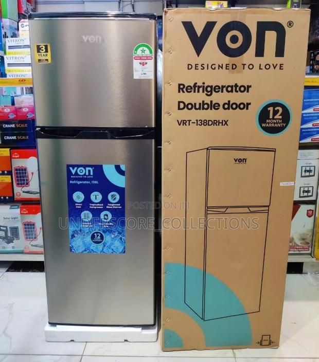 138litres Double Door Fridge - main view