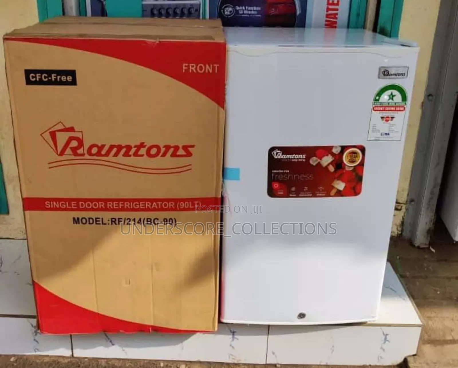 *Ramtons Single Door Fridge 90litres Rf214