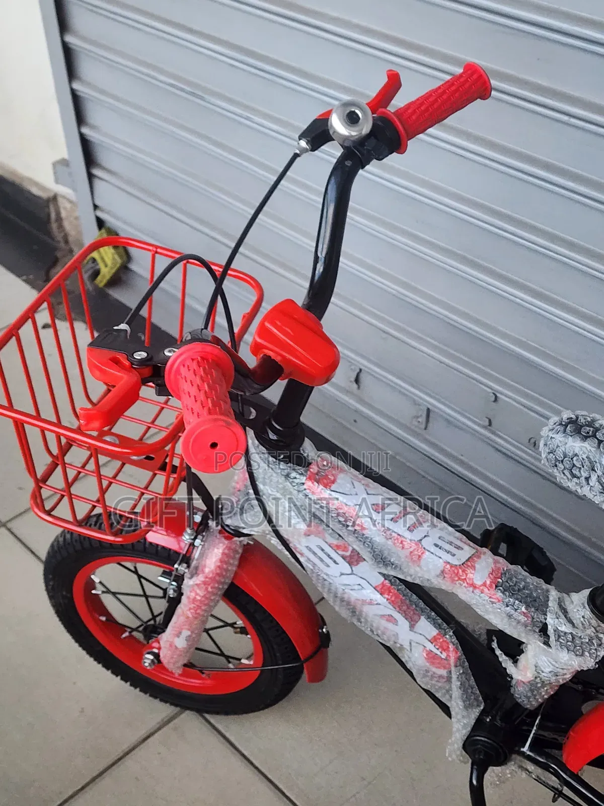 Bmx Bike Size 16 With Training Wheels,Bell, Adjustable Seat,Basket