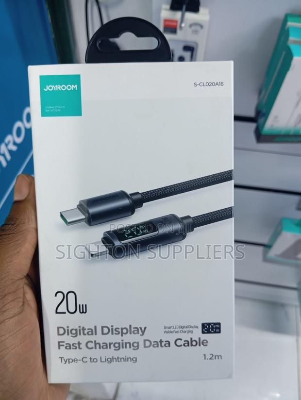 Joyroom S-A16 Prism Series Digital Display Fast Charging Cable