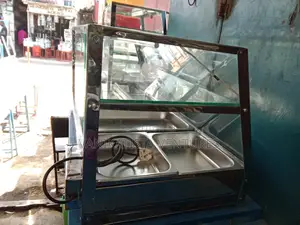5 Inserts Snacks Display, Electric With Glass Outer Cover