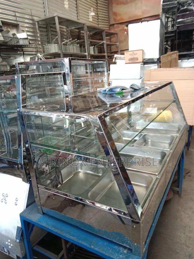 6 Inserts Snacks Display, Electric With Gn Food Holding Inserts - main view