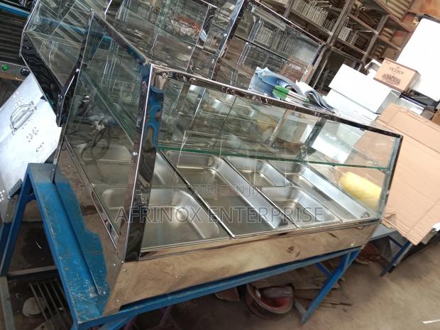 6 Inserts Snacks Display, Electric With Gn Food Holding Inserts - thumbnail 3