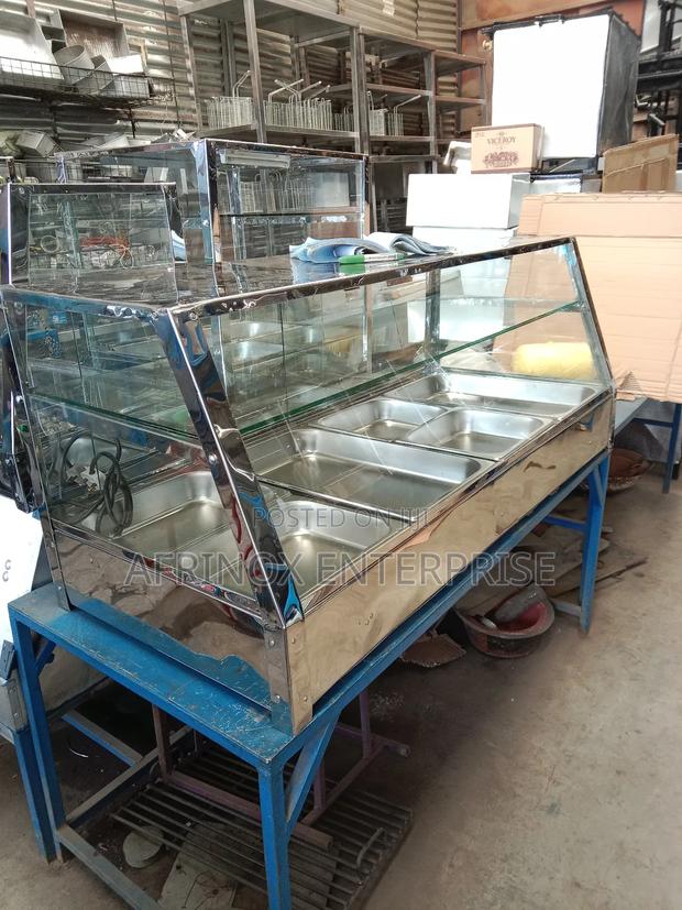 6 Inserts Snacks Display, Electric With Gn Food Holding Inserts - thumbnail 4