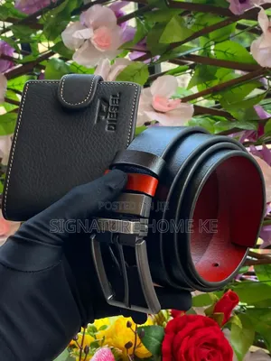 Men's Leather Belt X Wallet Combo
