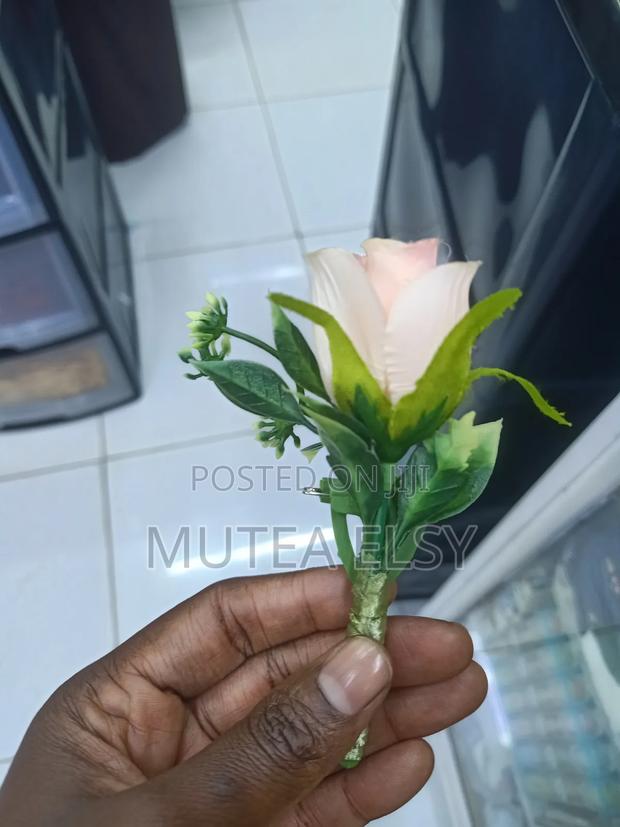 Blue,Pink Cream Executive Boutonnieres - thumbnail 4