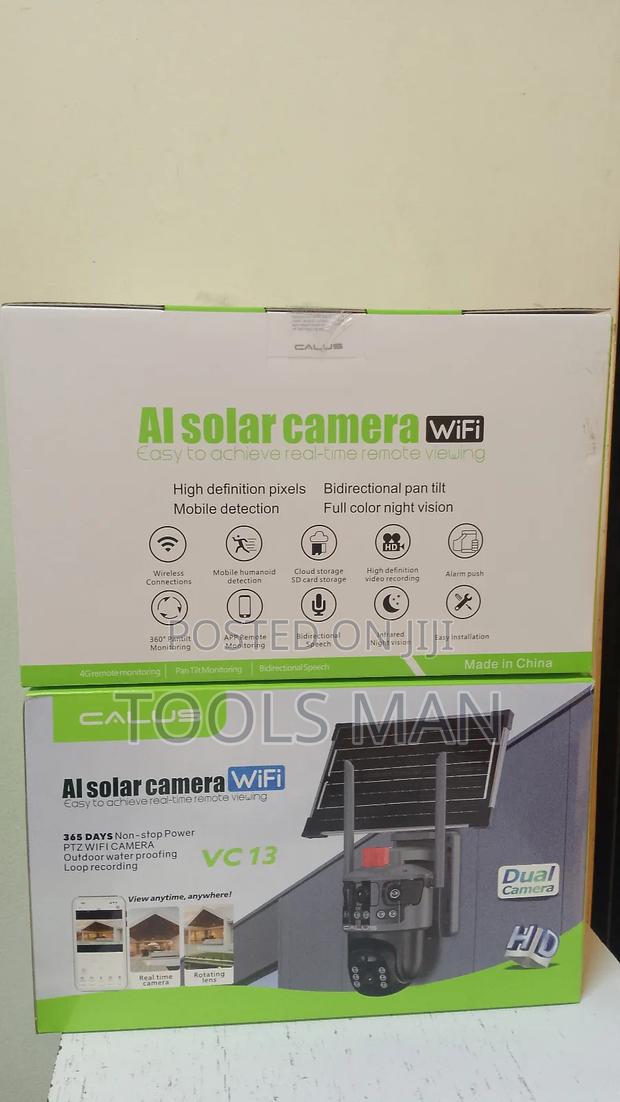 Calus Ai Solar Camera Vc13-4g, a Smart, Wireless,Security Camera Wifi