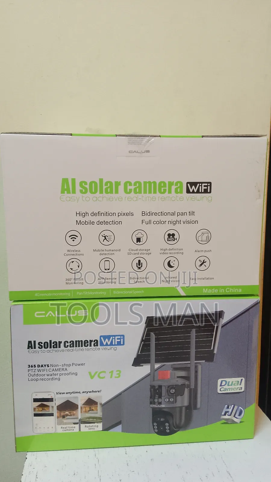 Calus Ai Solar Camera Vc13-4g, a Smart, Wireless,Security Camera Wifi