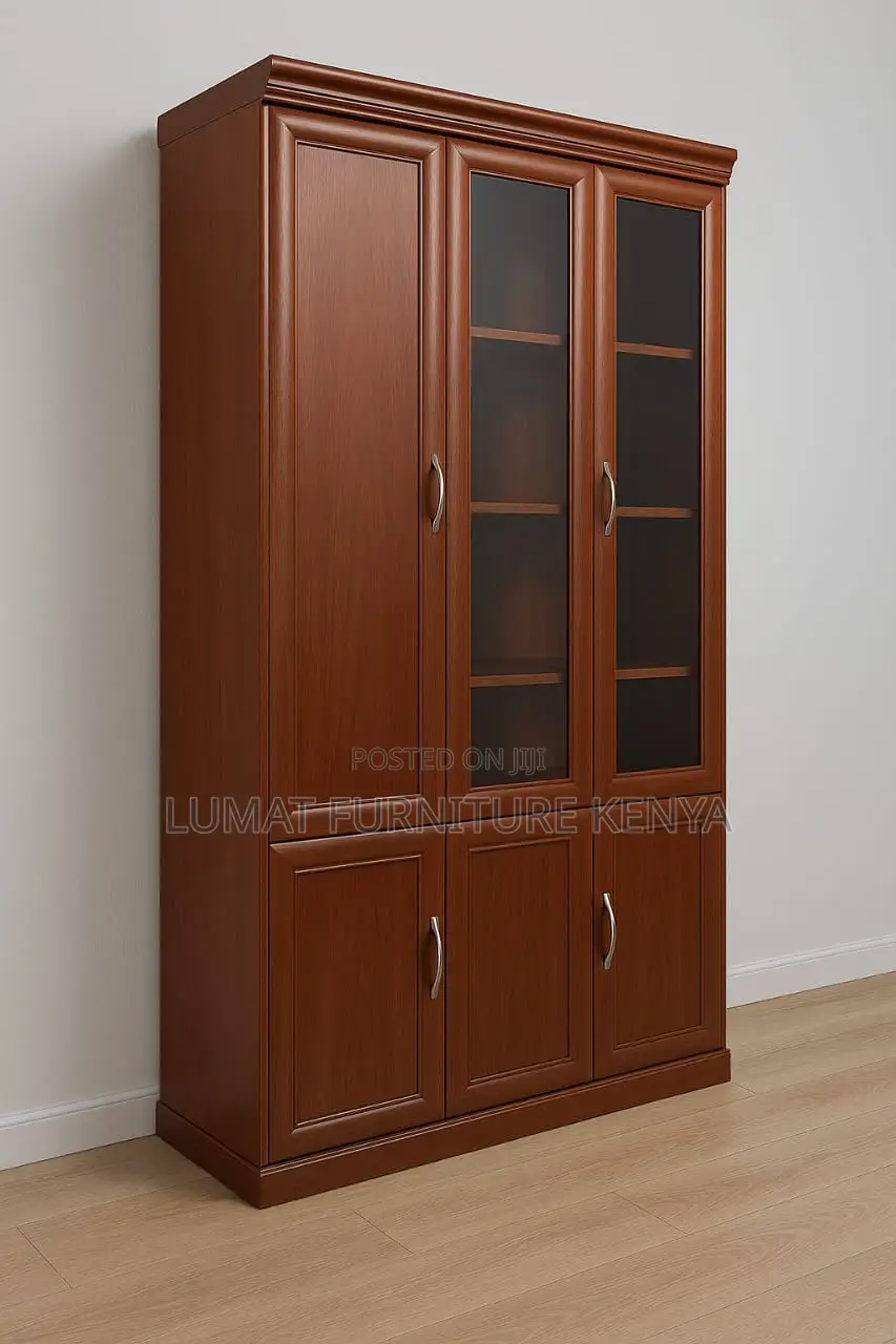 Wooden Office 3-Door Storage Cabinet