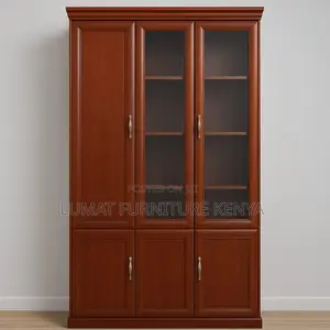 Wooden Office 3-Door Storage Cabinet
