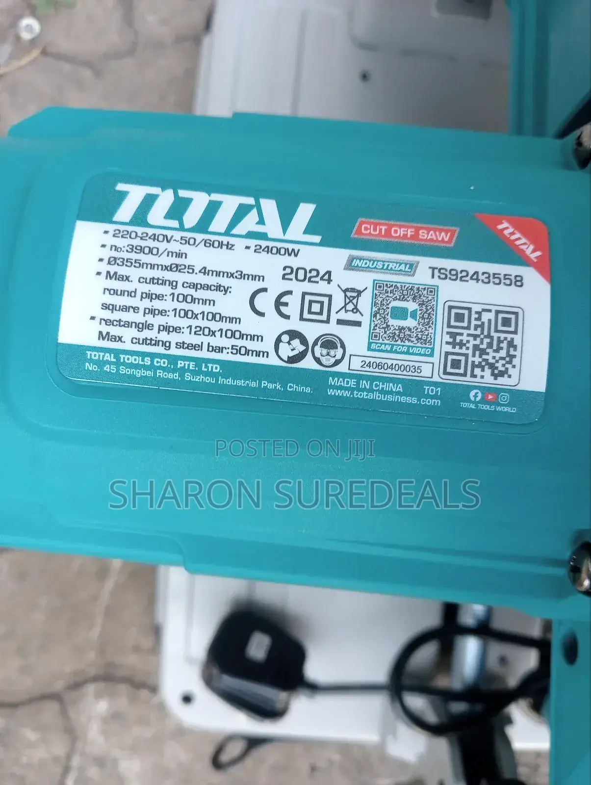 Total Heavy Duty Cut Off Saw Machine