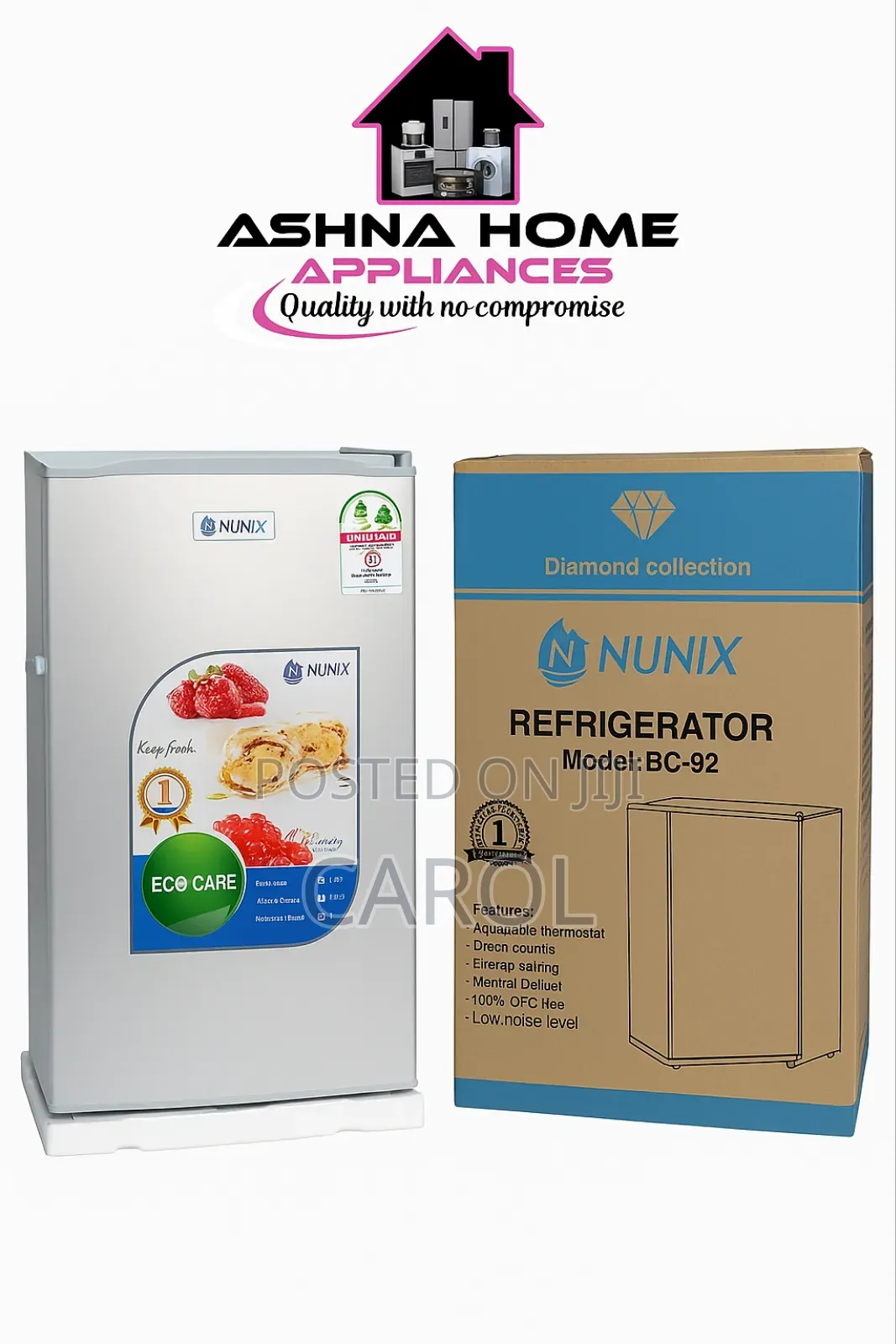 Nunix Refrigerator 92 Litres