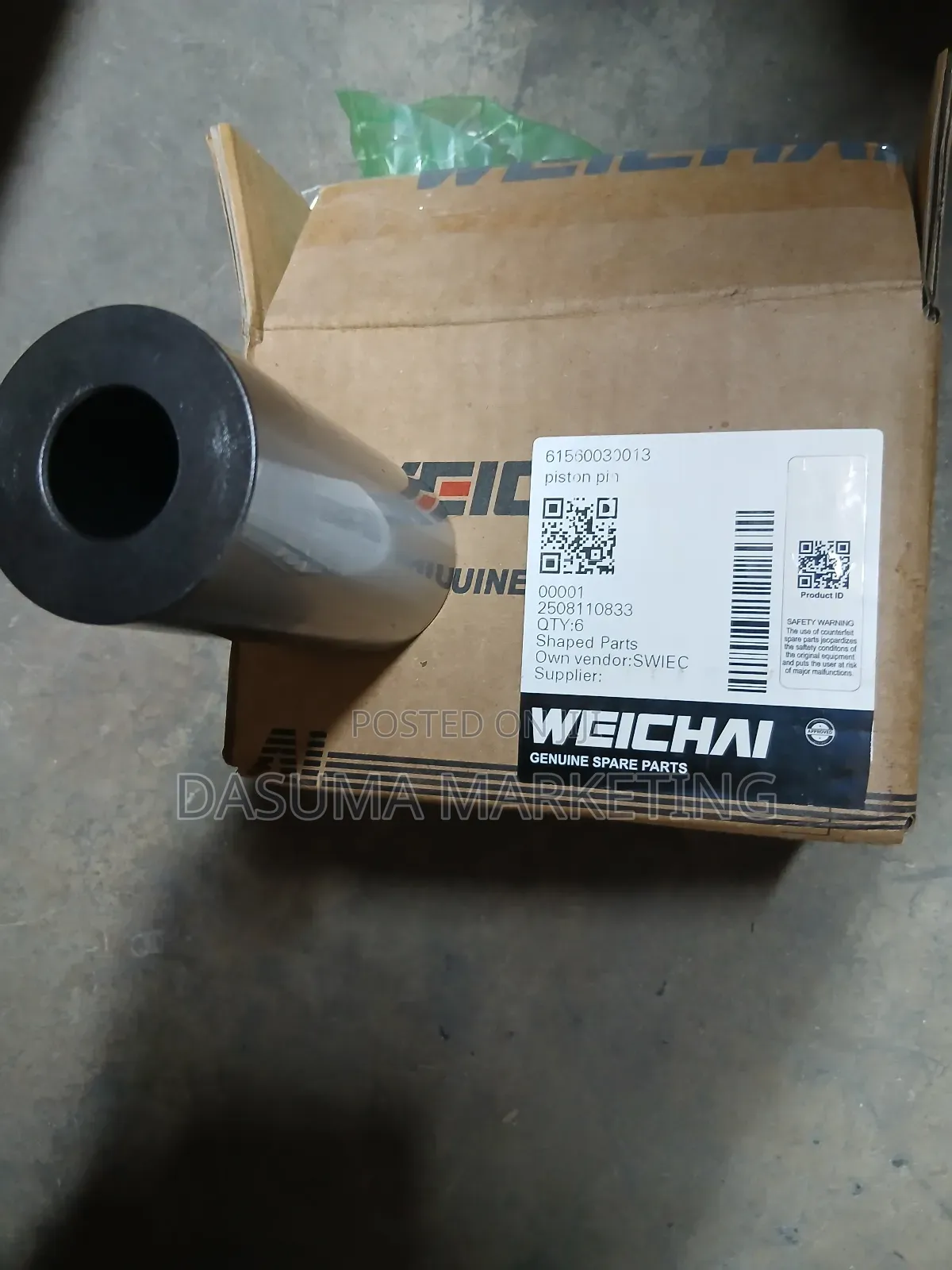 Weichai Piston Pin 