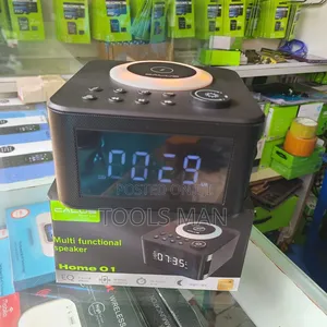 Multifunctional Calus Digital Alarm Clock and Bluetooth Speaker.