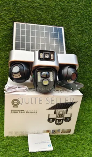 Triple Lens 4g Solar PTZ Camera , 4g Connectivity – No Wi-Fi Needed